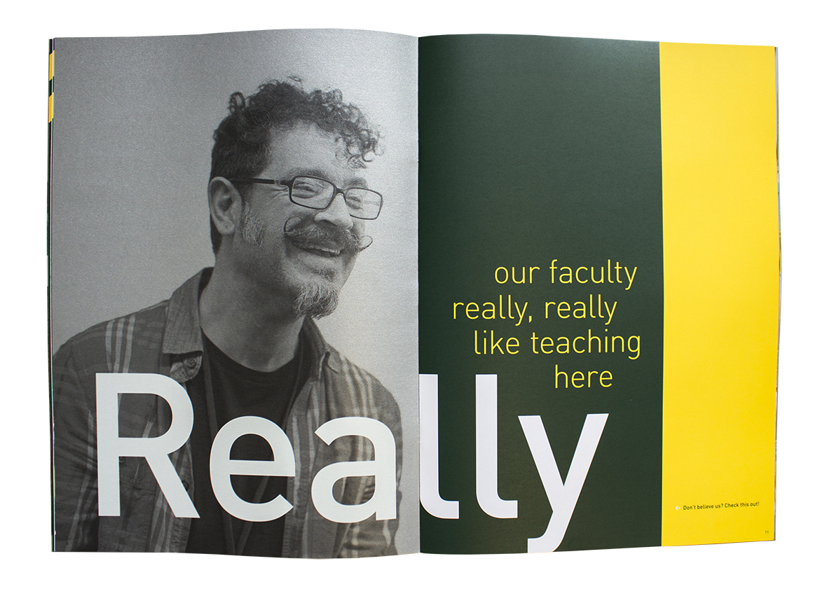 An inner page from the Fitchburg State book