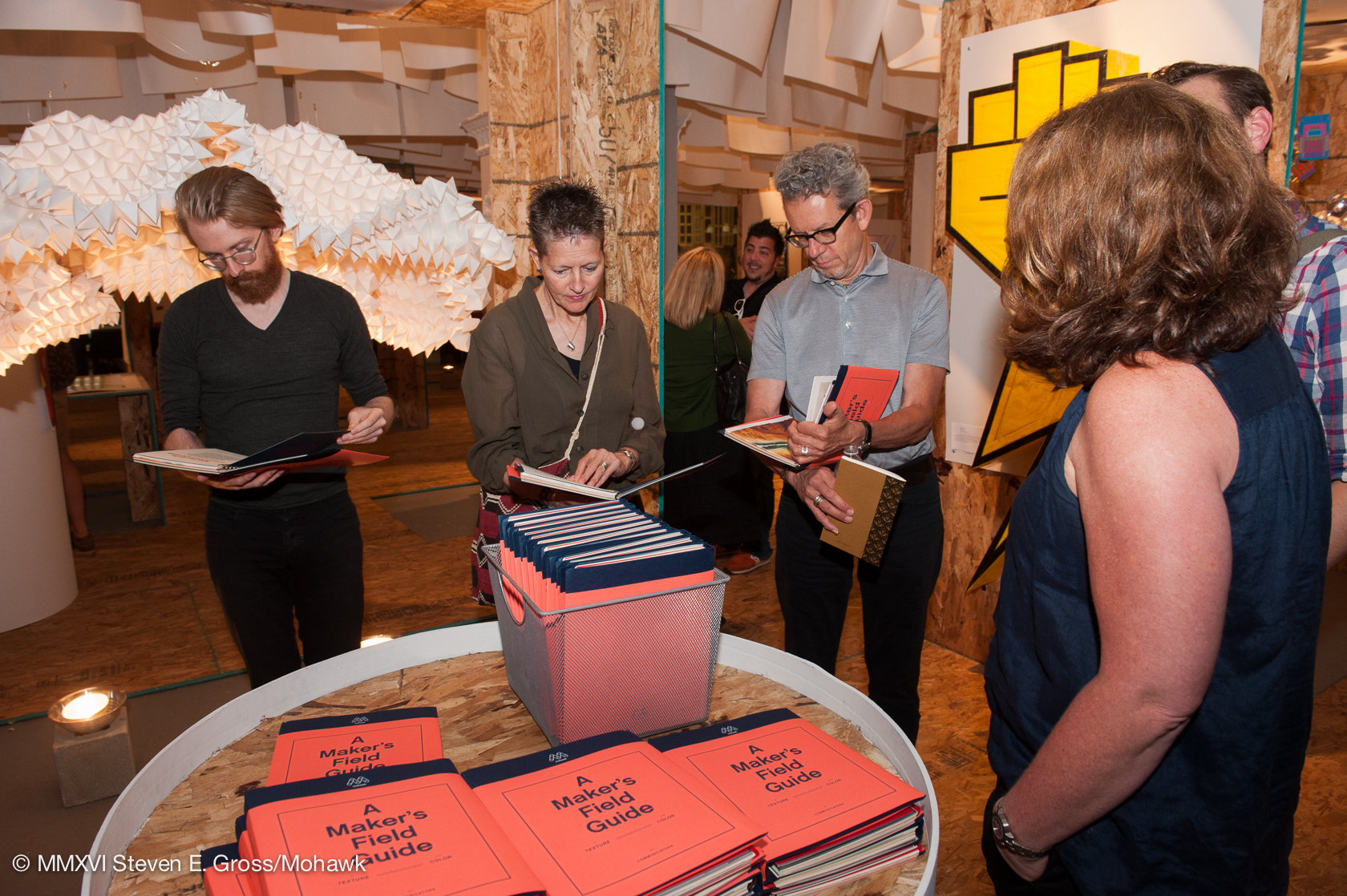 Attendees also received copies of A Maker's Field Guide to Color and Texture, shown here