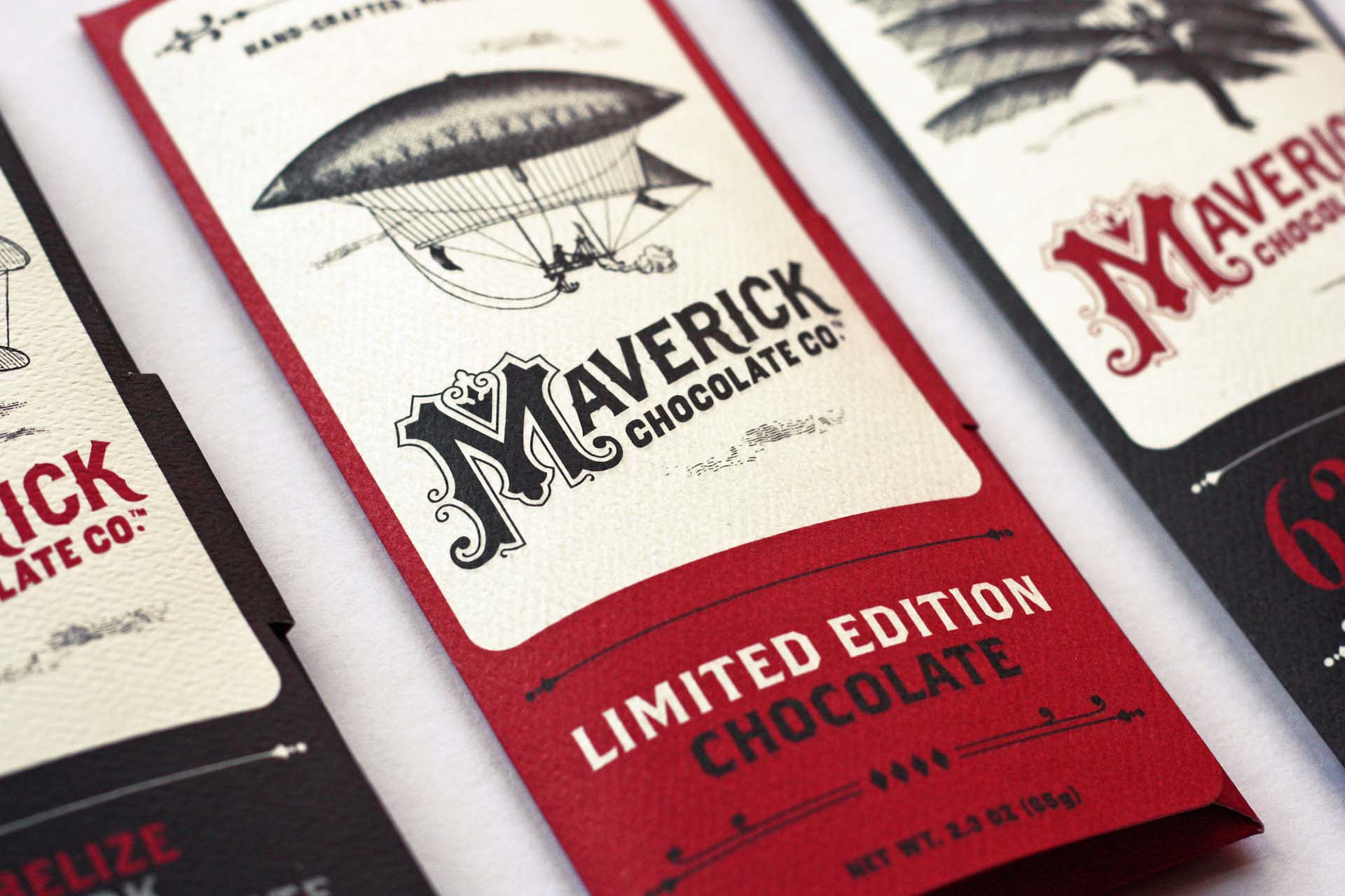 Chocolate bars by Maverick Chocolate Co