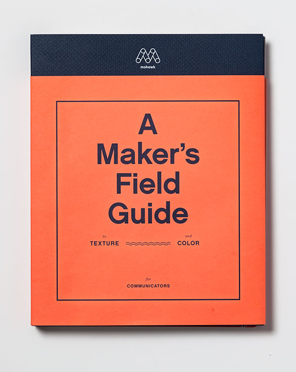Version 1 of Makers Field Guide cover - salmon colored jacket