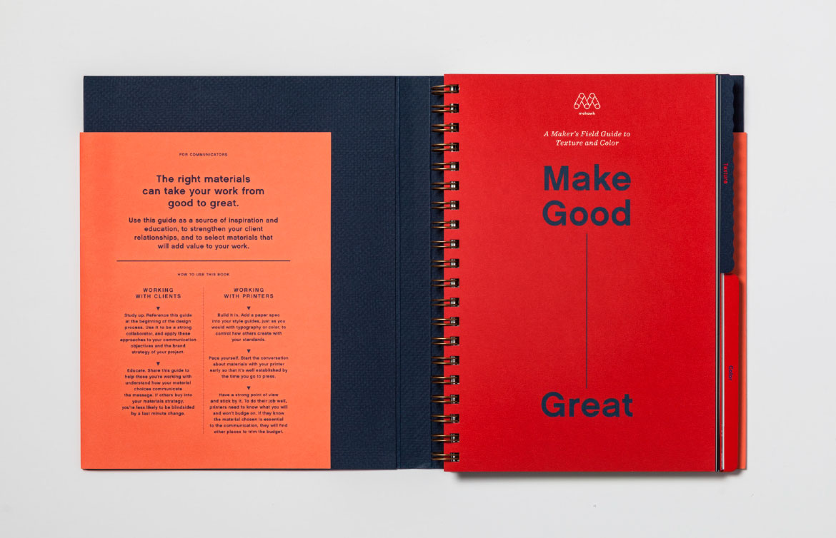 An open Makers Field Guide to Color and Texture