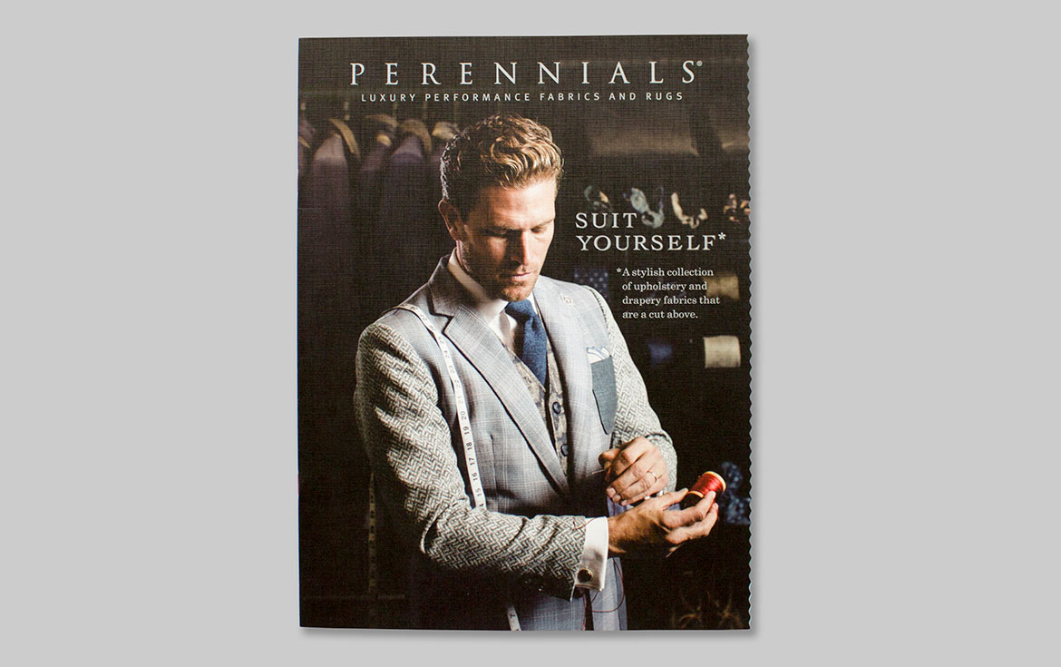 Perennials cover viewed from above