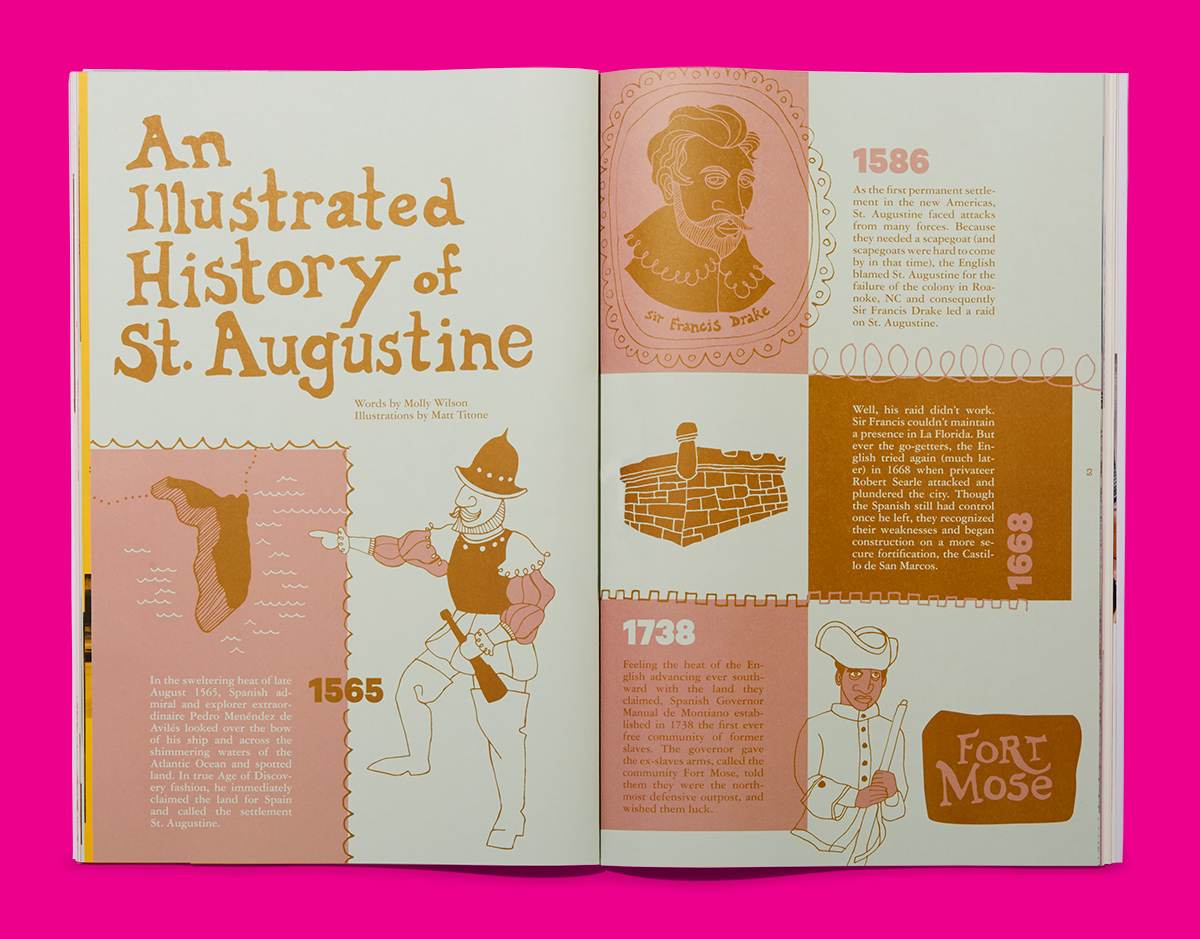 another view of pages of the St. Augustine Issue