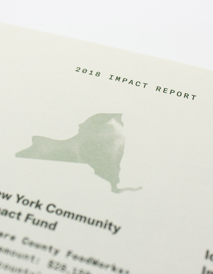 Impact Report close-up