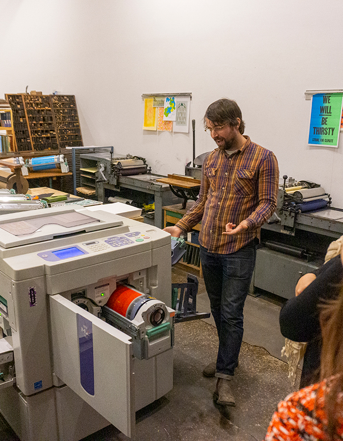 A print demonstration in action