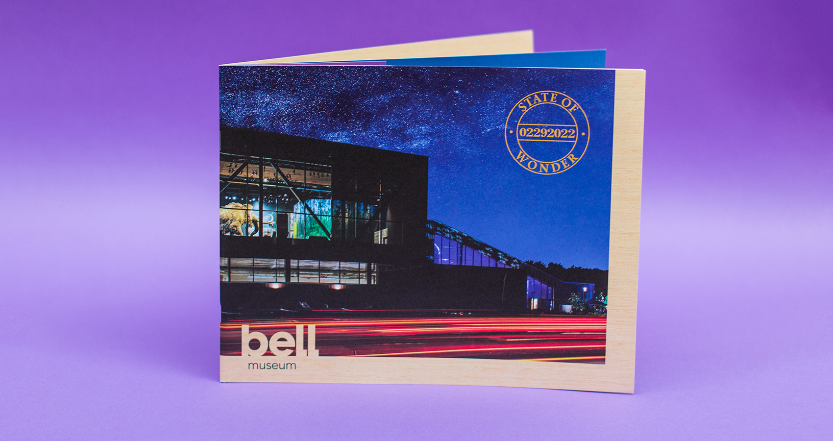 front cover of Bell Museum Case for Support on purple backdrop