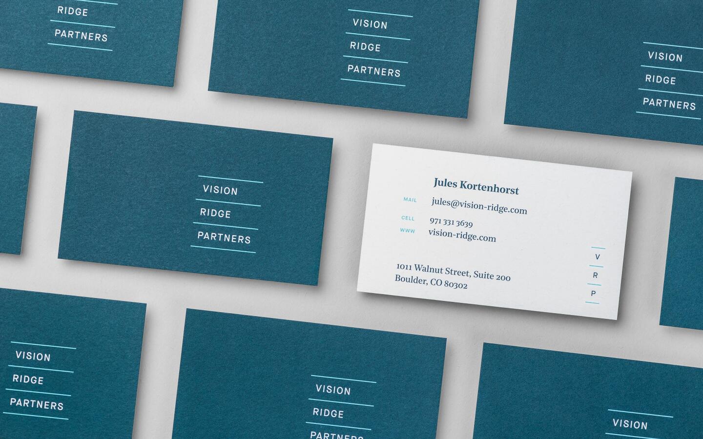 Business cards printed with eco-friendly ink