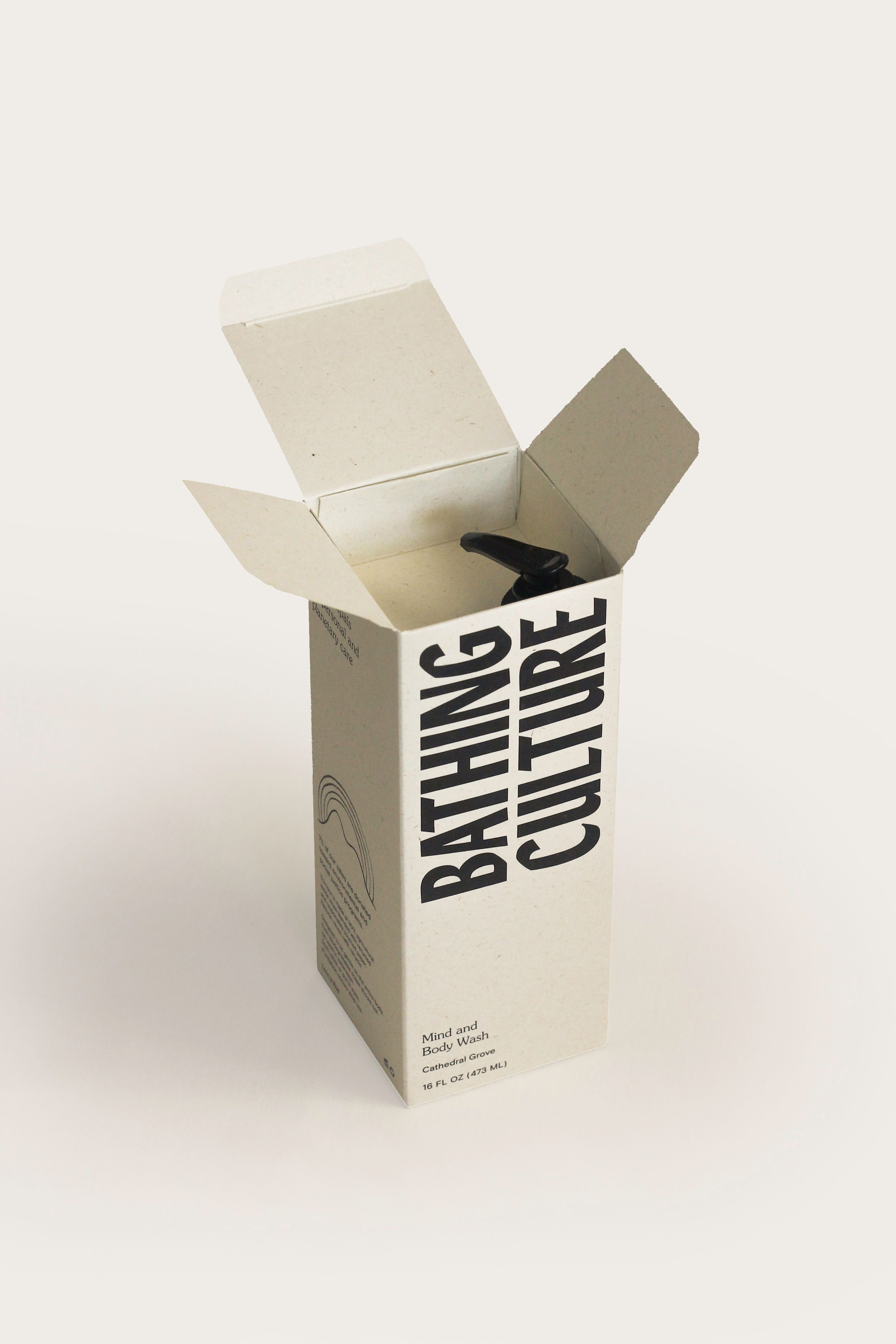 An open box from Bathing Culture