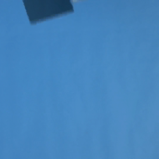 gif of a flipbook on a blue background