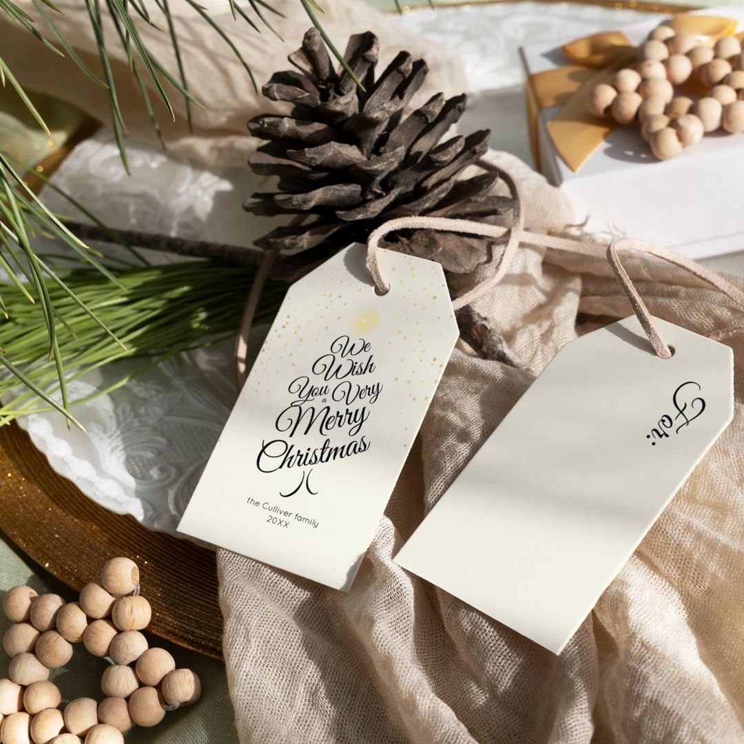 Zazzle Holiday Gift Tags