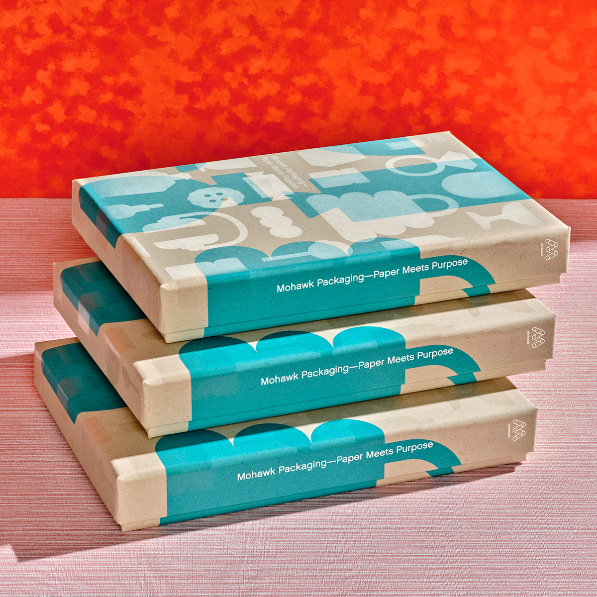 paper with purpose. 3 stacked.