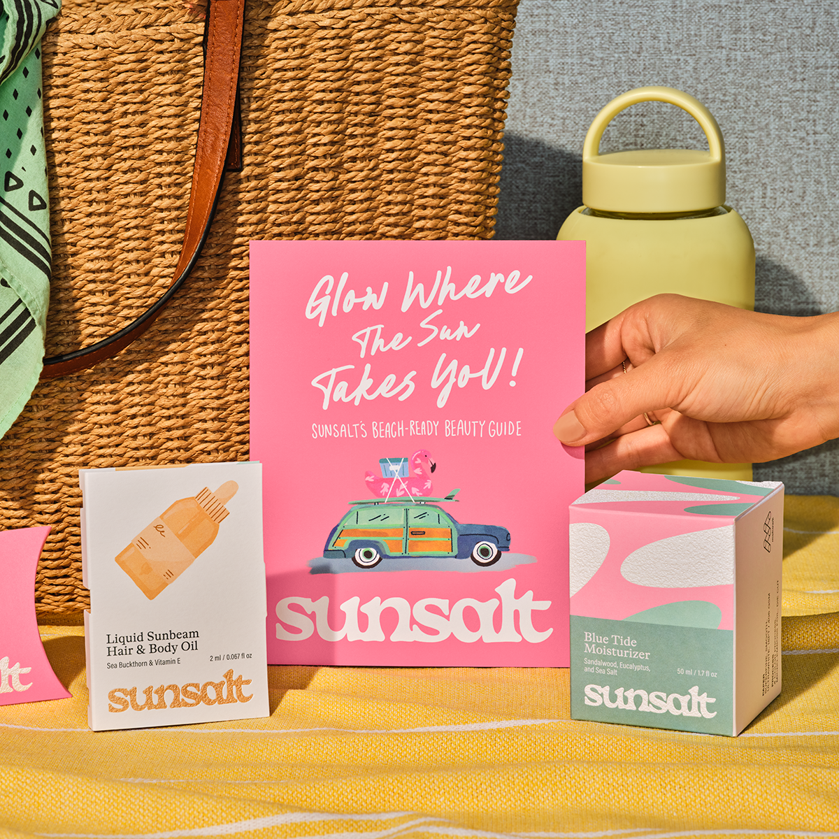 hand on Sunsalt brochure
