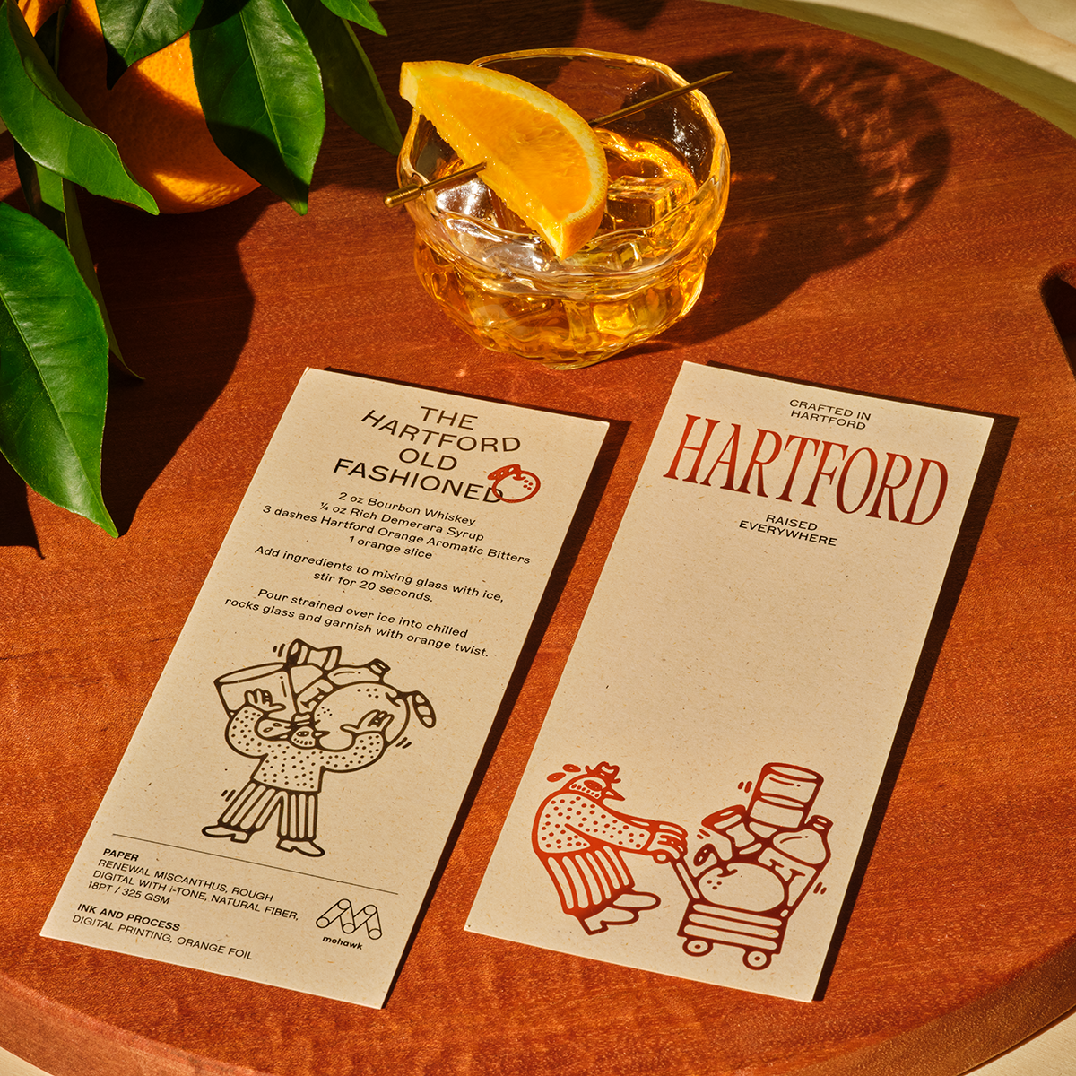 Front and back of recipe card
