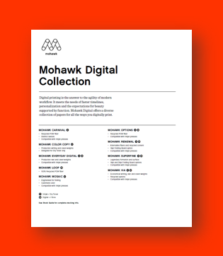 the mohawk digital collection product sheet pdf