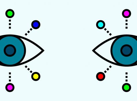 Illustration of two eyes
