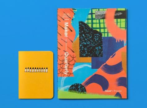 Cover and notebook from Maker Quarterly 11