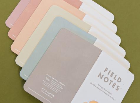 stack of Field Notes notebooks